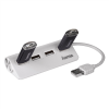 USB 2.0 Hub 1:4, napájení USB, bílý, HAMA H12178