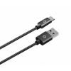 Chytrá síťová nabíječka ALIGATOR 3.4A, 2xUSB, smart IC, černá, micro USB kabel 2A
