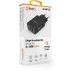 Chytrá síťová nabíječka ALIGATOR 2.4A, 2xUSB, smart IC, černá