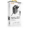 Nabíječka ALIGATOR MicroUSB s USB výst 5V/2,1A, černá