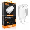 Chytrá síťová nabíječka ALIGATOR Power Delivery 20W, USB-C, bílá