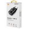 Nabíječka ALIGATOR s USB výstupem 1A, Turbo charge, černá
