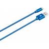 Datový kabel ALIGATOR PREMIUM 2A, Lightning, 1m, modrý