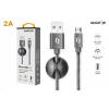 Datový kabel ALIGATOR PREMIUM 2A, Micro USB, 1m, černý