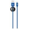 Datový kabel ALIGATOR PREMIUM 2A, Micro USB, 1m, modrý