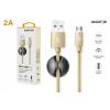 Datový kabel ALIGATOR PREMIUM 2A, Micro USB, 1m, zlatá