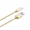 Datový kabel ALIGATOR PREMIUM 2A, Micro USB, 1m, zlatá