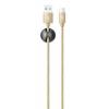 Datový kabel ALIGATOR PREMIUM 2A, USB-C, 1m, zlatý