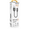Datový kabel ALIGATOR PREMIUM 2A, USB-C, 0,5m, černý