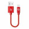 Datový kabel ALIGATOR PREMIUM 2A, Micro USB, 0,5m, červený