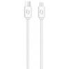 AL.kabel  USB C-Bmicro 1m 3A bílý  XS