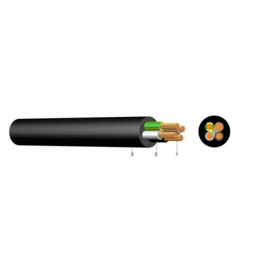 Instalační kabel H07RN-F 5G4, gumový, flexibilní