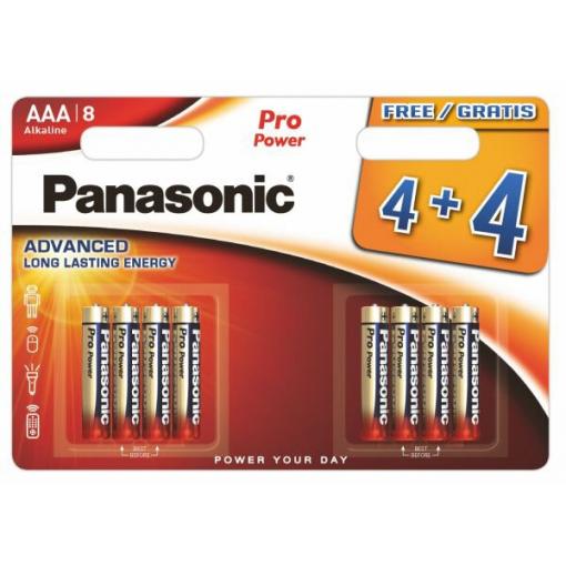Baterie Panasonic Pro Power alk., AAA/R03 Blistr(8) cena za balení 8 ks