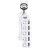 Prodlužovací přívod Solight PP144, 5 zásuvek, 3 m, bílý