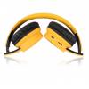 Bluetooth sluchátka ALIGATOR AH02MD, FM, SD karta, hořčicově žlutá