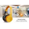 Bluetooth sluchátka ALIGATOR AH02MD, FM, SD karta, hořčicově žlutá