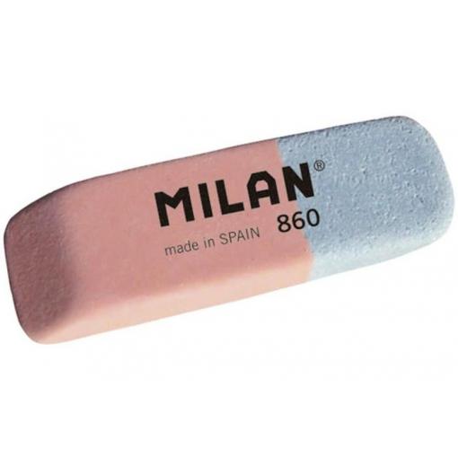 Pryž mazací Milan 860, oboustranná, 1,74 × 4,7 × 0,7 cm