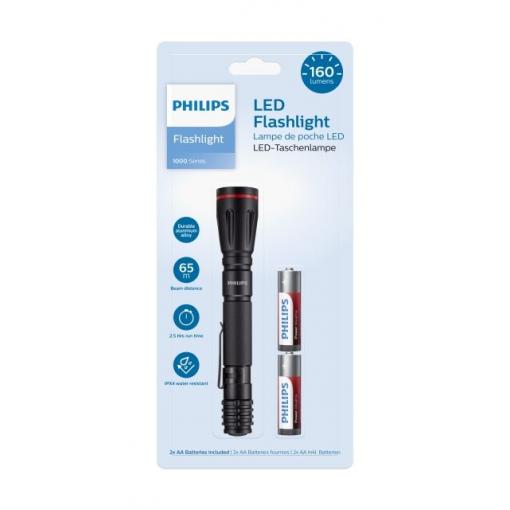 A.sv.PH.LED kov. vč. 2xR06 černá 160lm XX