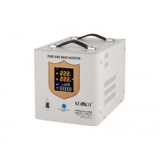 Zdroj záložní KEMOT PROsinus-2000 12V 230V 2000VA 1200W White