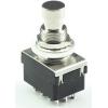 Kovové tlačítko PBS-24-412, ON-(ON), 250 V / 2 A, otvor 12 mm