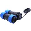 Konektor SP/SD20-14P vodotěsný na kabel, 380 V AC, 5 A, převlečná matice