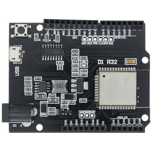 Vývojová deska D1 R32 s ESP-32, WiFi + Bluetooth, 4 MB, USB Micro