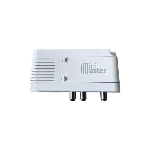 Anténní zesilovač Emme Esse 82779G Minimaster, 1x VHF, 2x UHF, 1x out, 34 dB, 5G LTE filtr, domovní