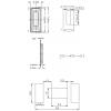 LED SMD 7030 teplá bílá 3000K, 6 V, 1 W, 120°
