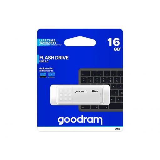 Flash disk GOODRAM USB 2.0 16GB bílý