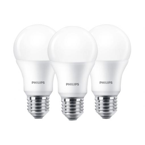 LED žárovka Philips E27 8W 4000K 230V A60  SET3ks  P694944 cena za balení 3 ks