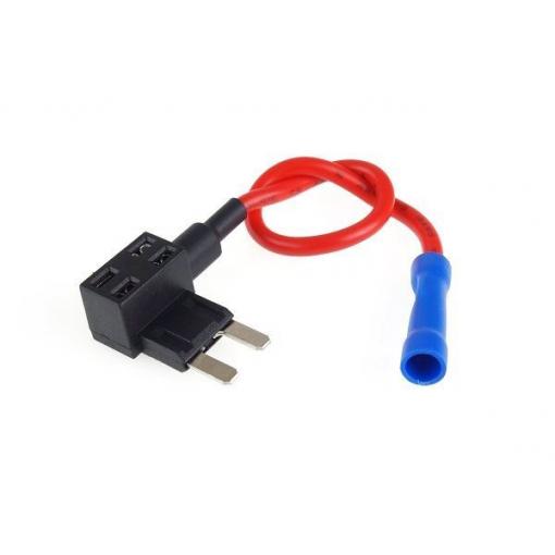 Pojistkové pouzdro s odbočkou mini, 3 mm, kabel 120 mm