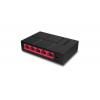 Síťový switch Mercusys MS105G, 5× Gigabit RJ-45, plastový obal