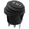 Kolébkový vypínač KCD1-5-103W, ON-OFF-ON, 250 V / 6 A, vodotěsný