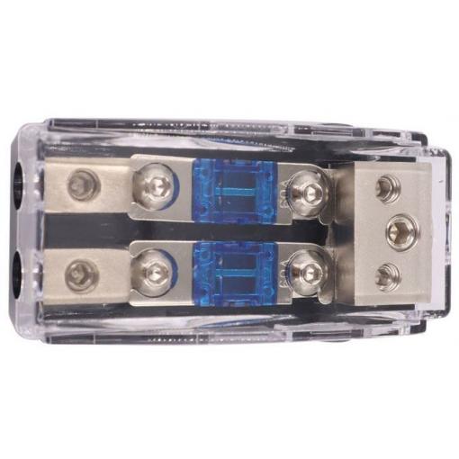 Distribuční blok pro 2 pojistky MIDI/ANL MINI h_k740a