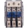 Distribuční blok pro 3 pojistky MIDI/ANL MINI, h_k740b