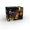 Solight LED dekorativní žárovky na přírodním provazu, 10x žárovka, 30LED, 180cm, časovač 3x AA - 1V242