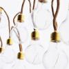Solight LED dekorativní žárovky na přírodním provazu, 10x žárovka, 30LED, 180cm, časovač 3x AA - 1V242