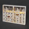 Solight LED adventní kalendář - kniha, 8x LED, 40x30cm, 2x AAA - 1V244