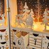 Solight LED adventní kalendář - kniha, 8x LED, 40x30cm, 2x AAA - 1V244