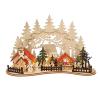 Solight LED vánoční městečko s kostelem, 30x19cm, 2x AAA - 1V250