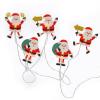 Solight LED okenní řetěz - Santa, 6x LED, přísavný, 120cm, 2x AA - 1V251