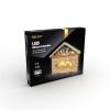 Solight LED adventní kalnedář - horská chata, 10x LED, 50x40cm, 2x AA - 1V258