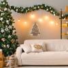 Solight LED nástěnná dekorace vánoční stromek, 24x LED, 2x AA - 1V260
