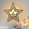 Solight LED nástěnná dekorace vánoční hvězda, 24x LED, 2x AA - 1V261