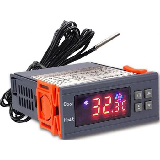Digitální termostat STC-3000, -50 až +99 °C, napájení 24 V DC