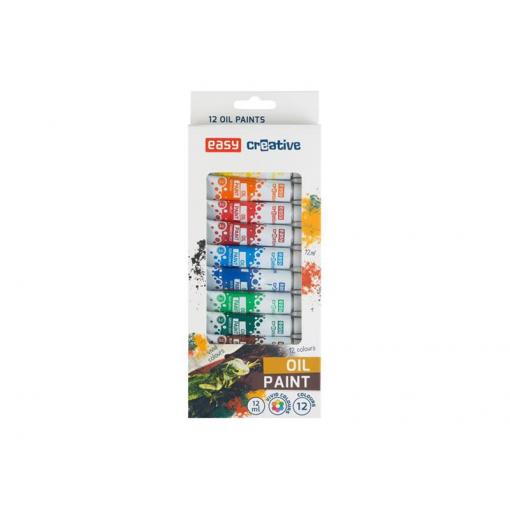 Barvy olejové EASY Creative 12ks 12ml