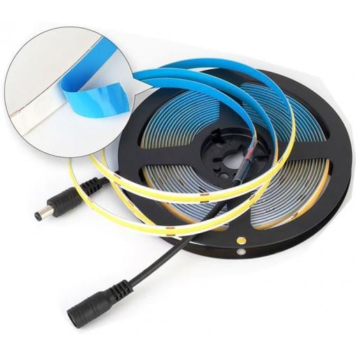 LED pásek FCOB 8 mm BTF-Lighting 3000K, 480 LED/m, IP30, 5 m