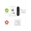 Smart LED žárovka E27 7W teplá bílá NEDIS WIFILRF10A60 WiFi Tuya