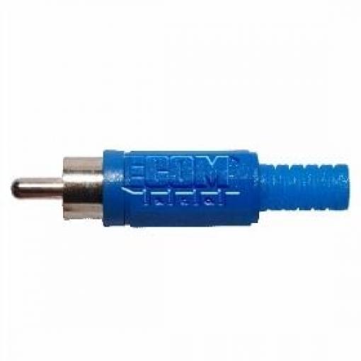 Vidlice na kabel SP117A-1-BL-CG, plastový kryt, modrá