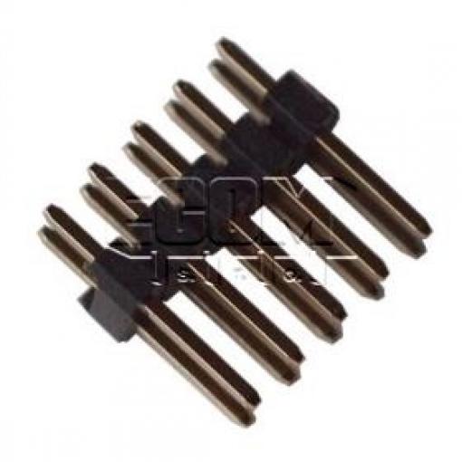 Kolíková lišta lámací HSU C2200-10BSGAS0R, 2×5, rozteč 2,54 mm